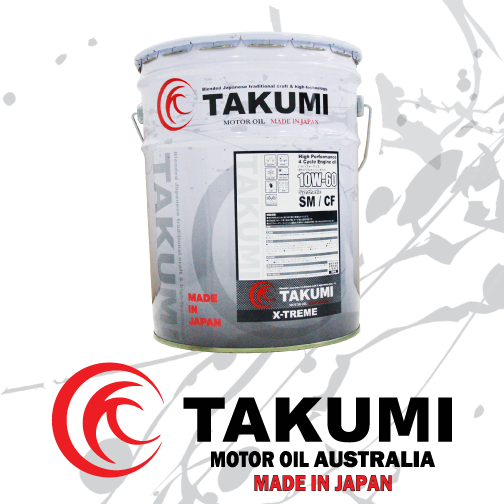 メンテナンス TAKUMO X-TREME 100%10W-60 TAKUMI Xtreme 10W-60 - Takumi Motor Oil Australia