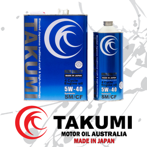 High Quality 5W-40 - Takumi Motor Oil Australia